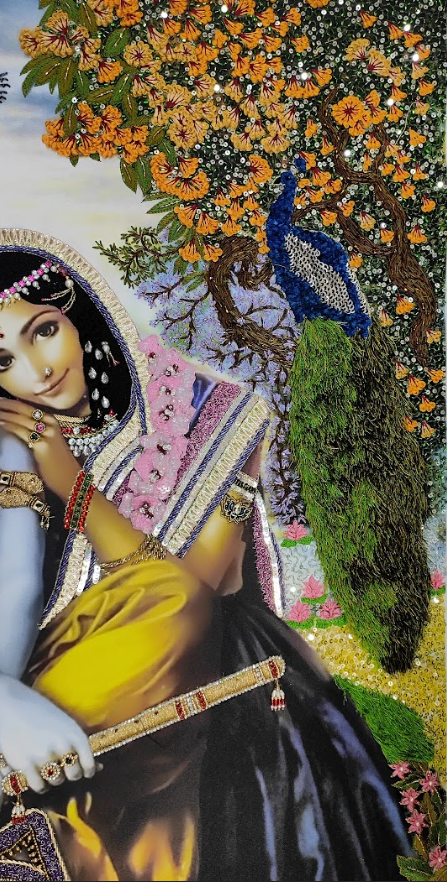 Radha Krishna Vanvihar Tapestry