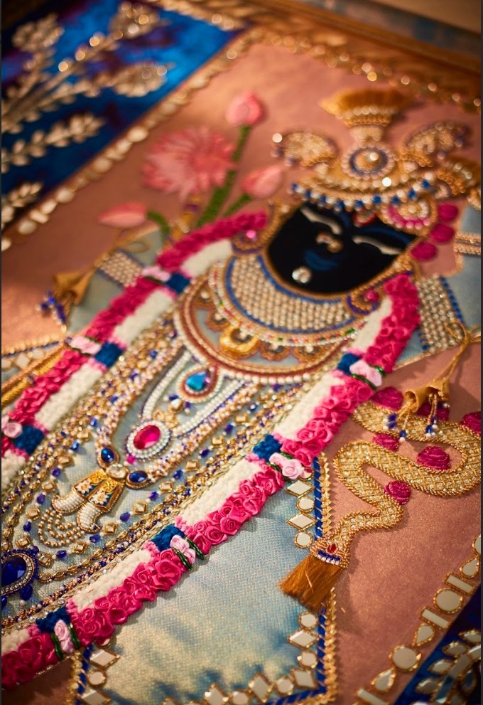 Shrinathji Sheesh Mahal Tapestry