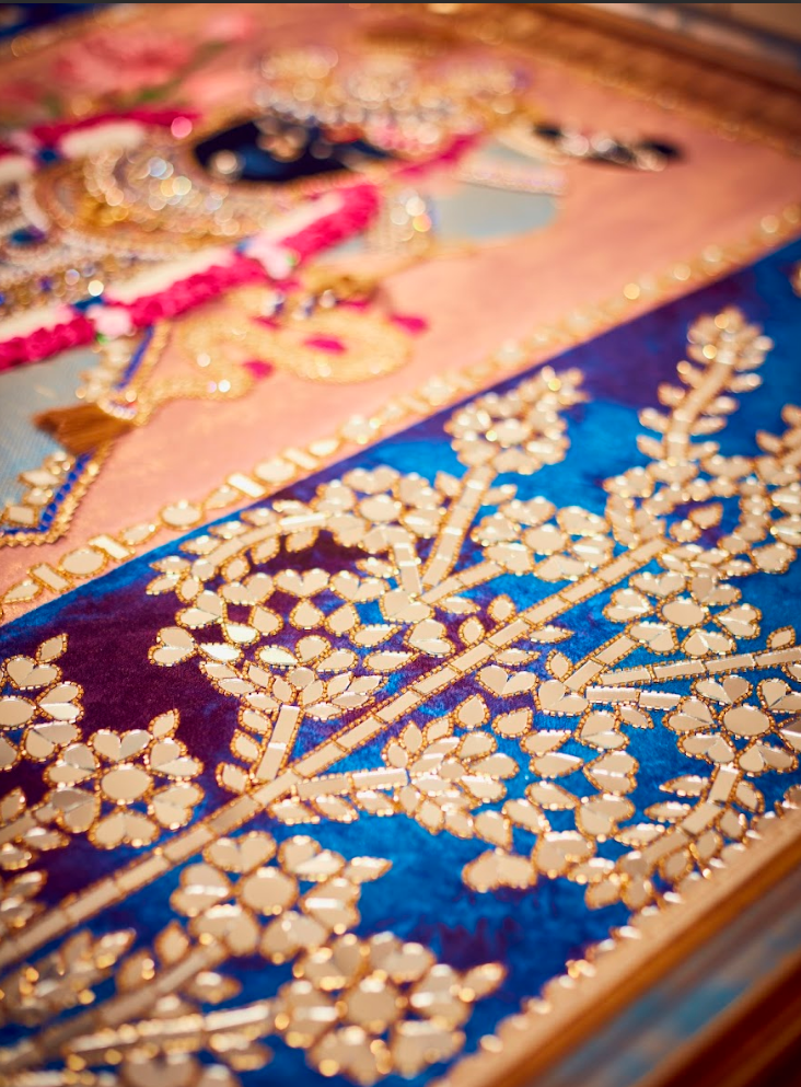 Shrinathji Sheesh Mahal Tapestry