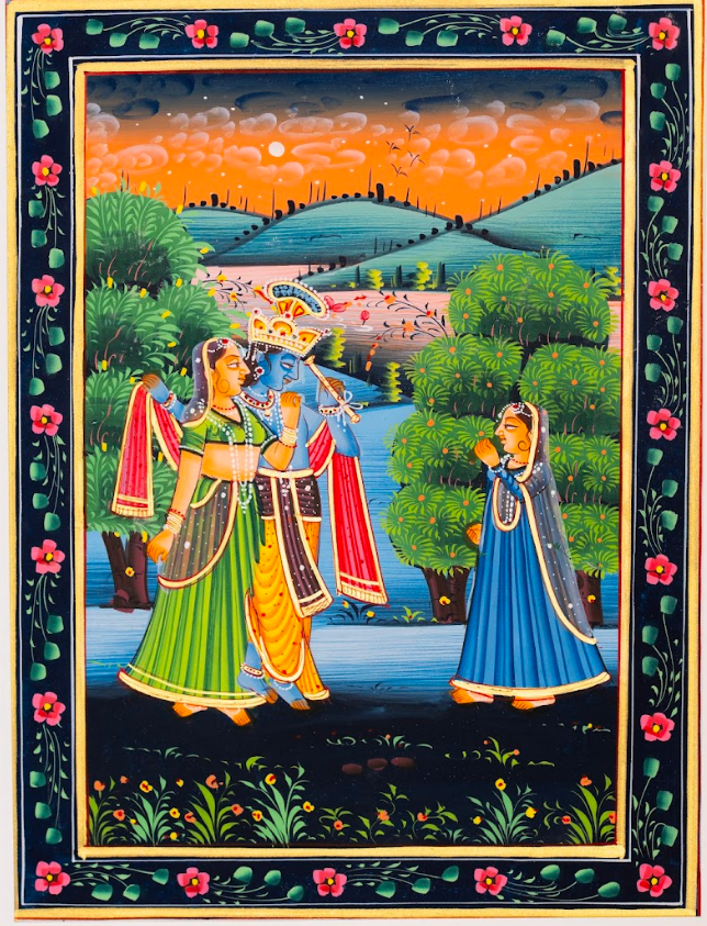 Twilight Tryst – A Rajput Courtship at Dusk