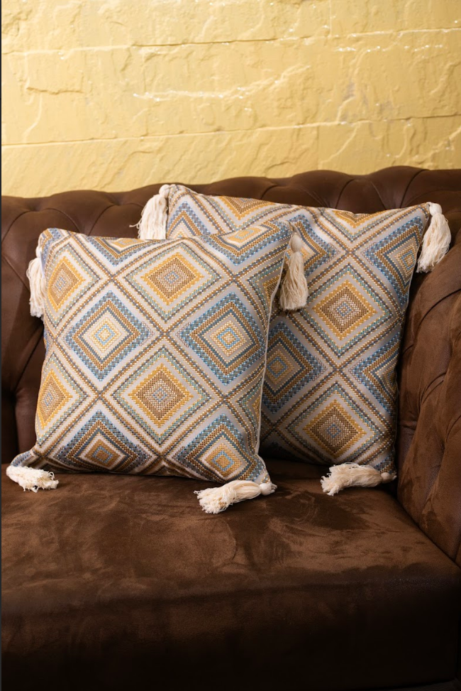 Quiet Geometry Cushion Covers - Set of Four