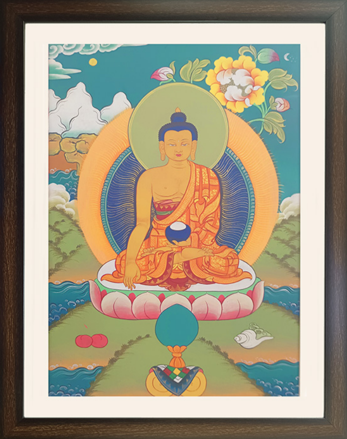 Shakyamuni – Ladakh Thangka Painting