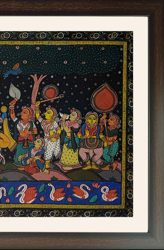 Orissa Pattachitra – Radha Krishna Rasaleela