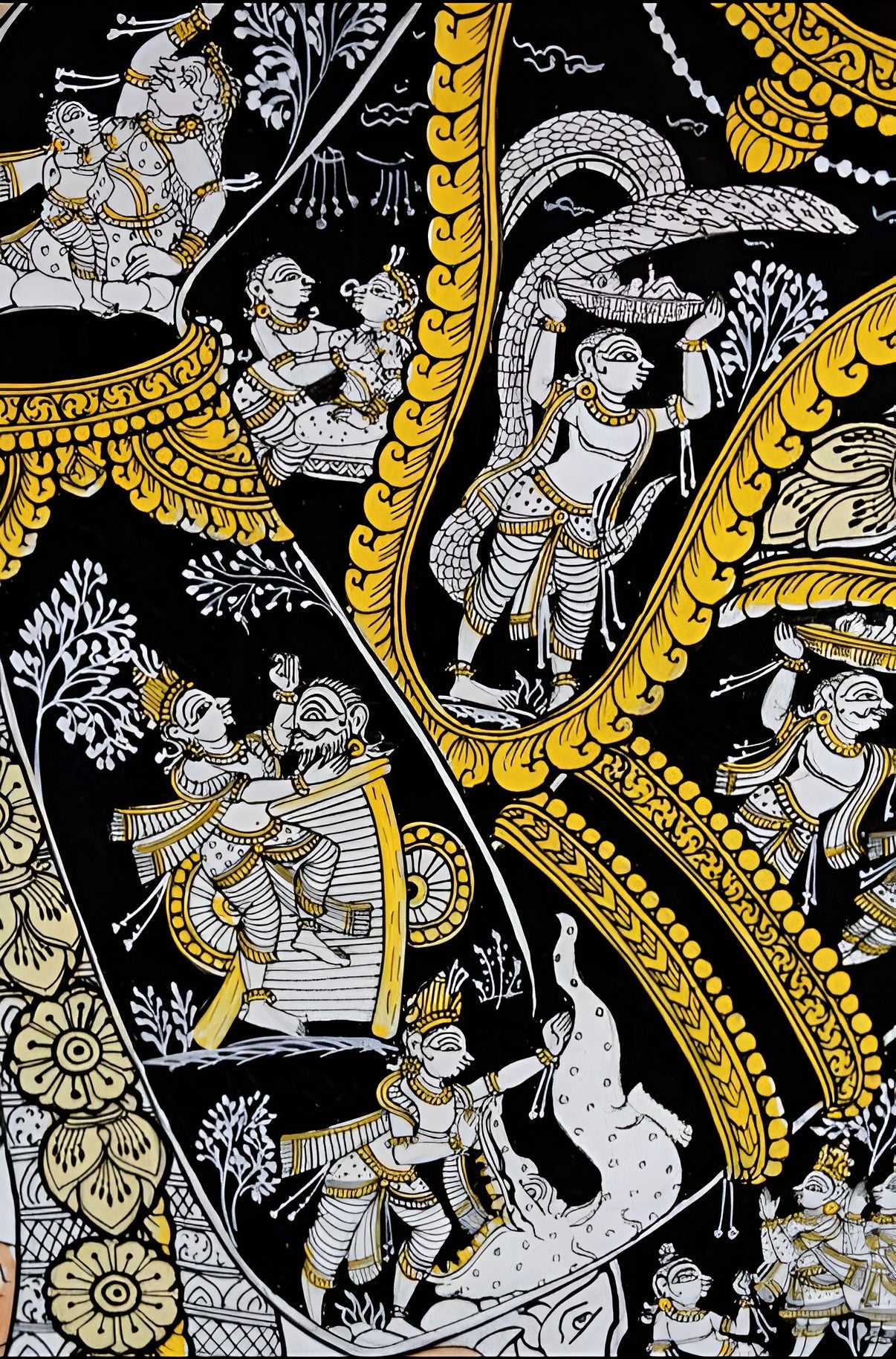 Sacred Narratives of Krishna – Orissa Pattachitra Painting
