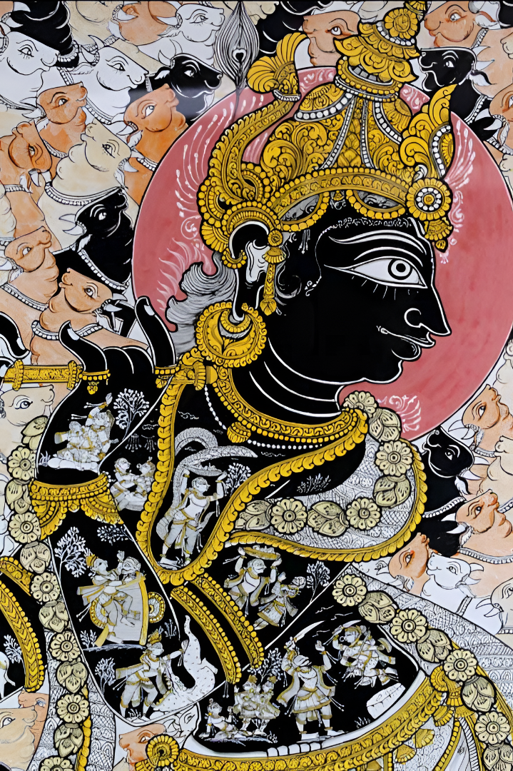 Sacred Narratives of Krishna – Orissa Pattachitra Painting