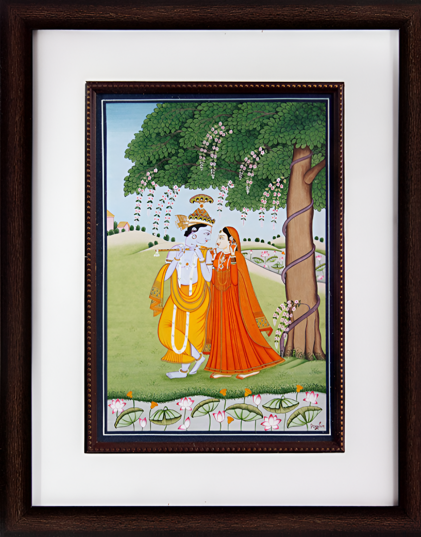 Eternal Glance – A Kangra Miniature