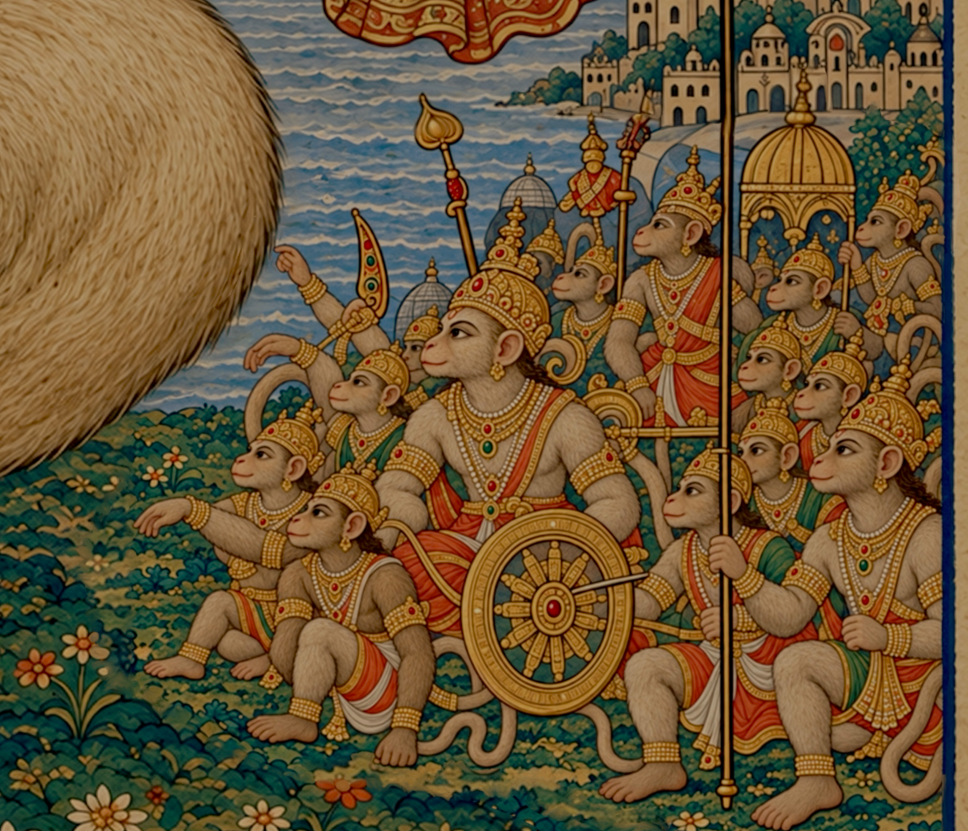 Hanuman’s Heart: The Revelation of Devotion Print