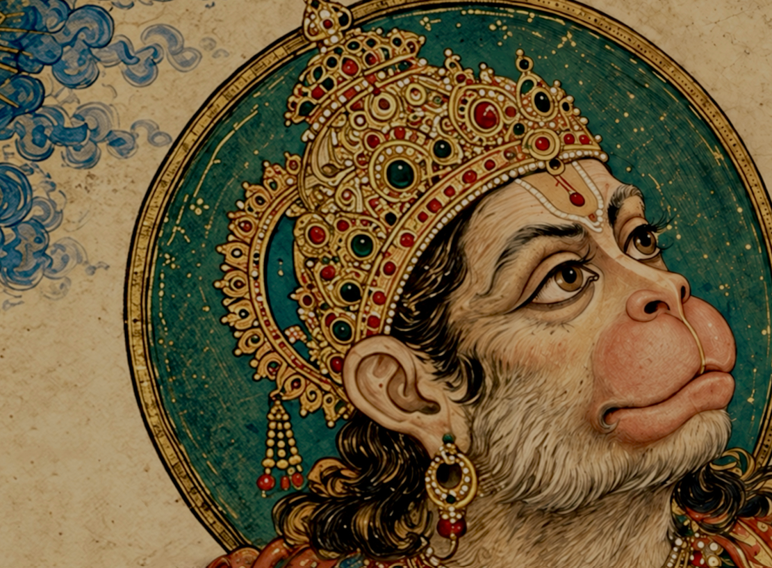 Hanuman’s Heart: The Revelation of Devotion Print