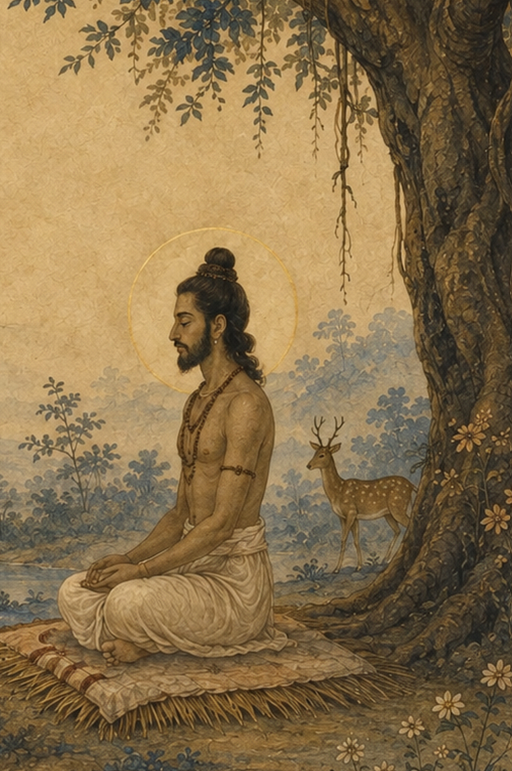 Ch. 6 'Dhyana' The Path of Meditation, Bhagavad Gita - Indian Epics Prints