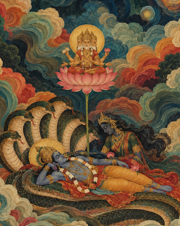 Art Print – Krishna Yoga Nidra