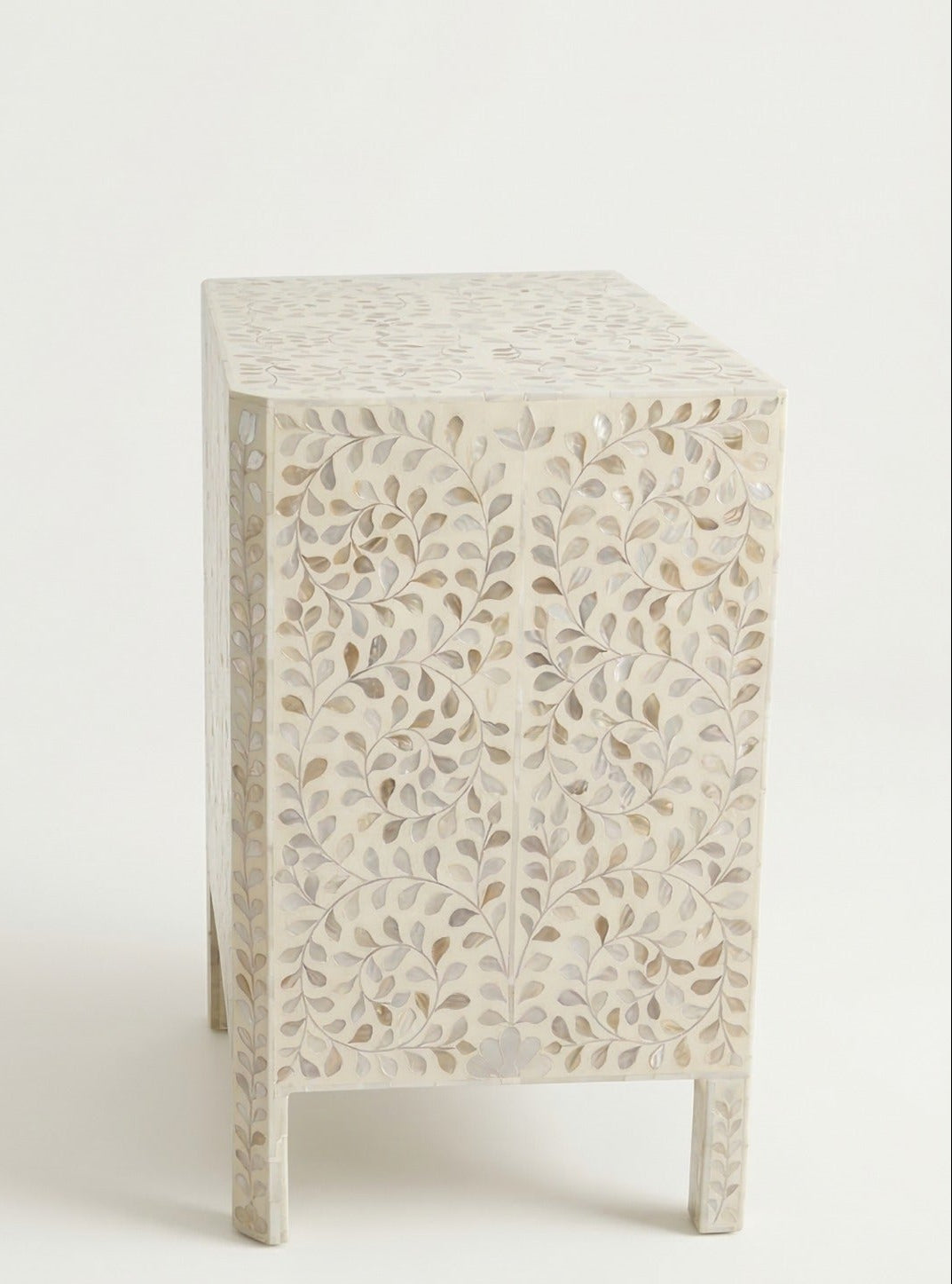 Silver Garden Mother of Pearl Inlay Chest