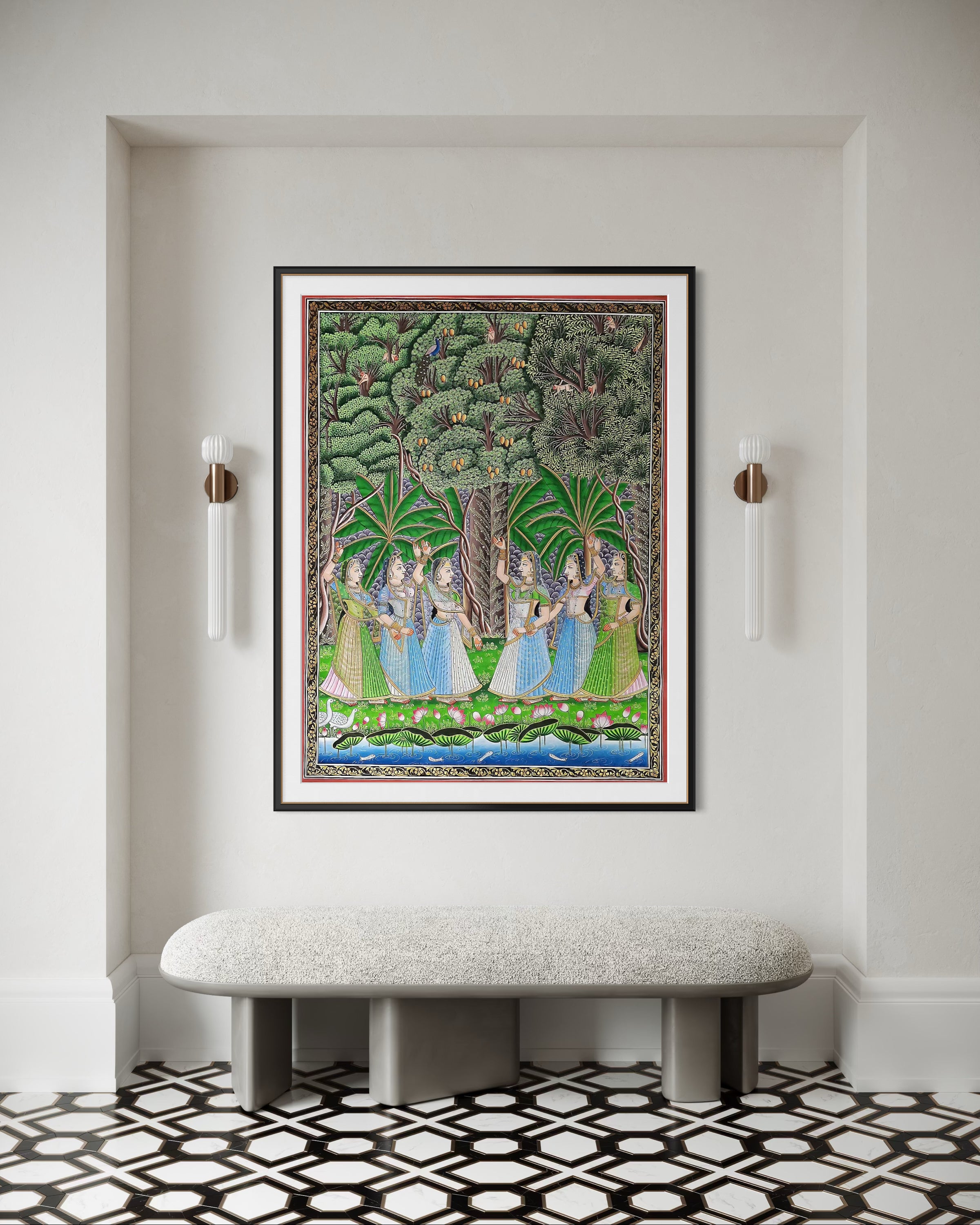 Pichwai- Gopis Painting