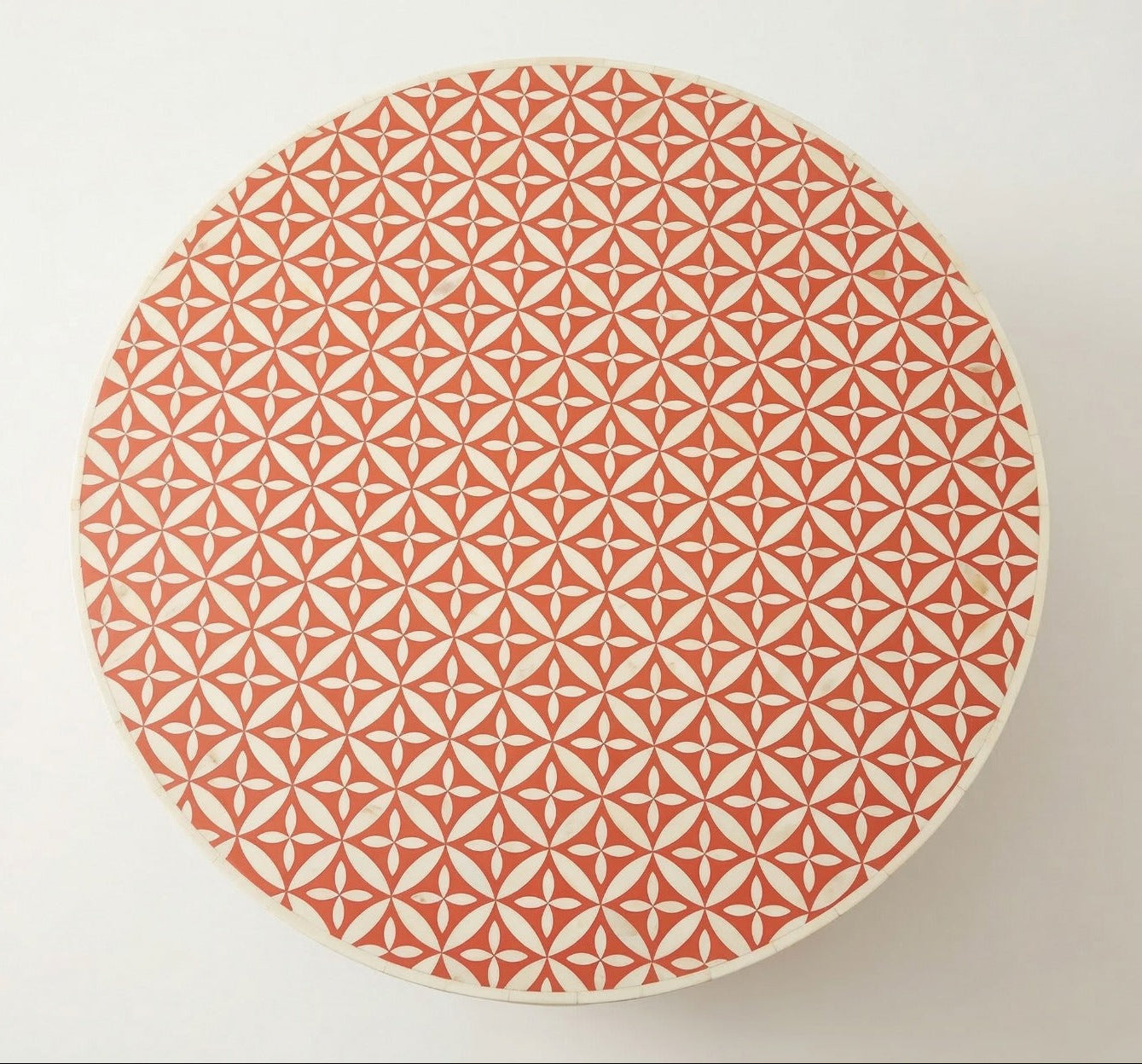 Sunburst Mosaic Bone Inlay Coffee Table
