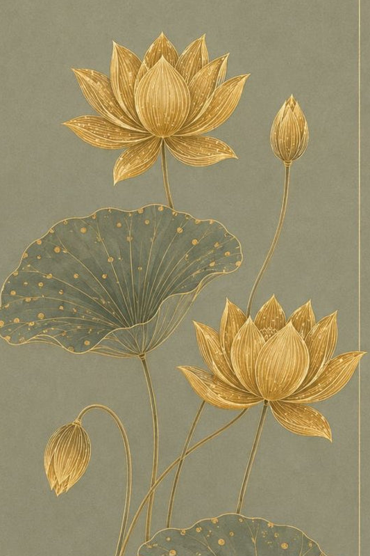 Pichwai – “Svarna Kamal”: The Lotus in Gold