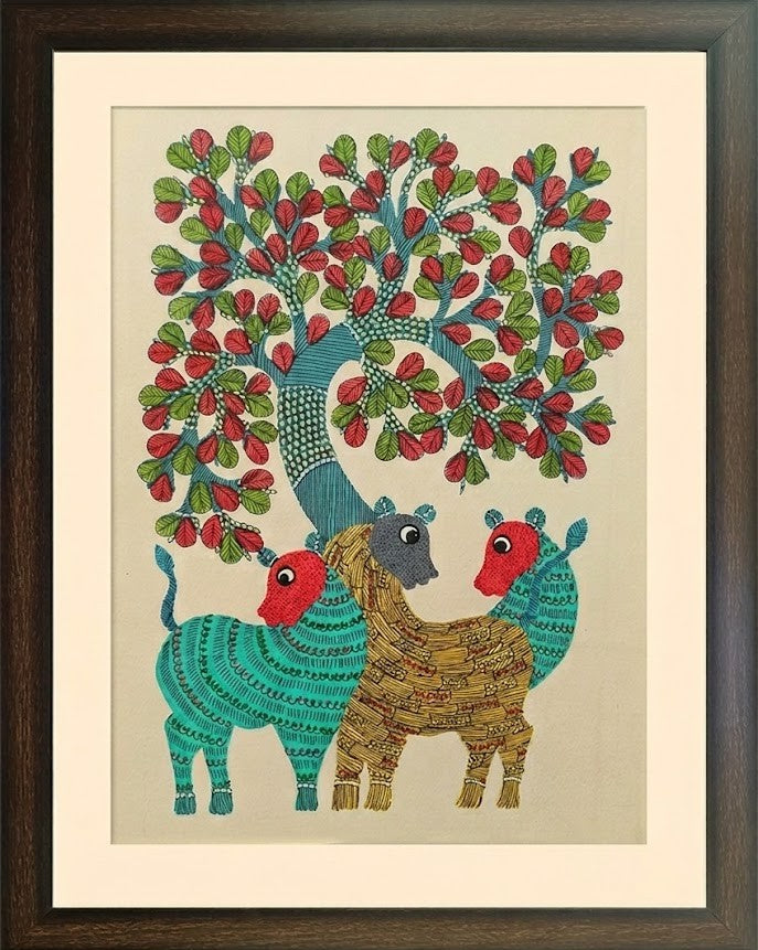 Van Leela – “Forest Reverie” Gond Art