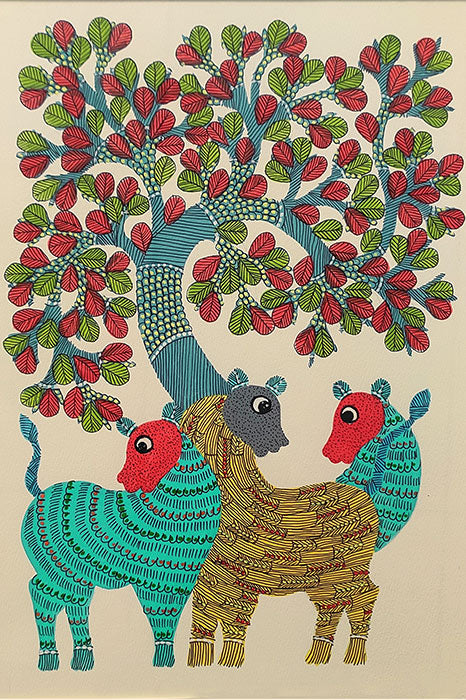 Van Leela – “Forest Reverie” Gond Art
