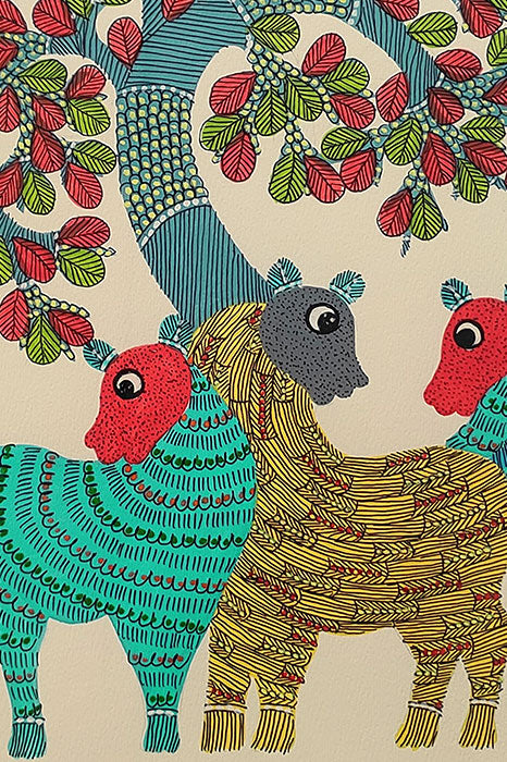 Van Leela – “Forest Reverie” Gond Art