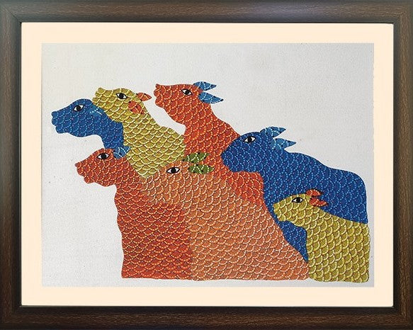 Vriksha Leela – “Sacred Grove” Gond Art