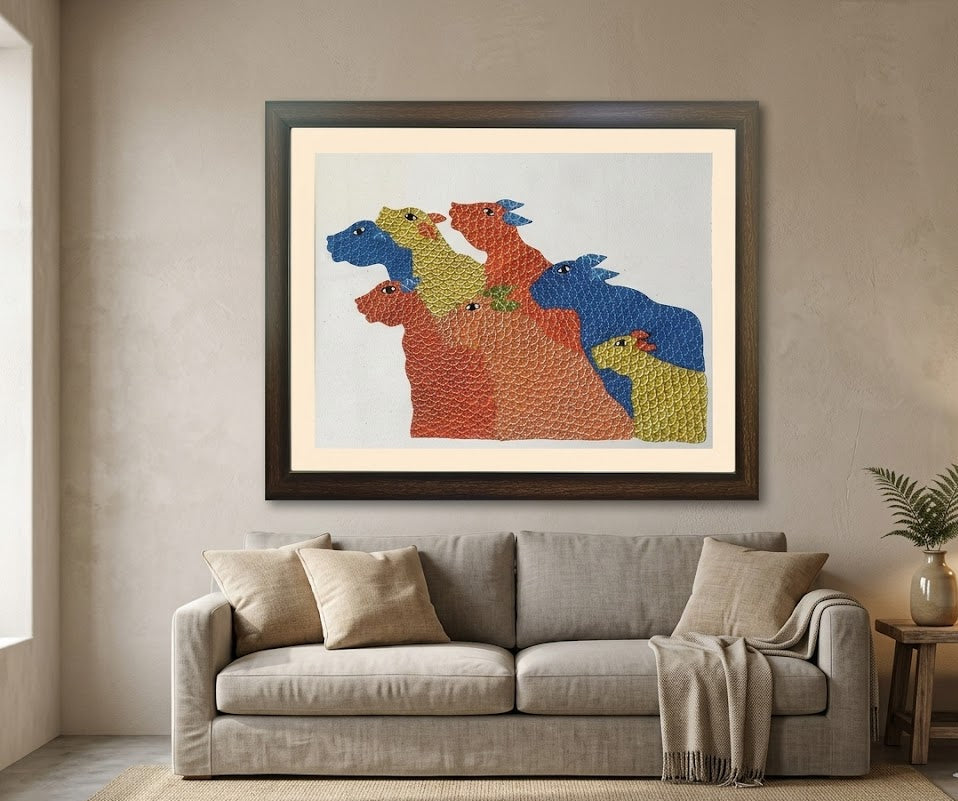 Vriksha Leela – “Sacred Grove” Gond Art