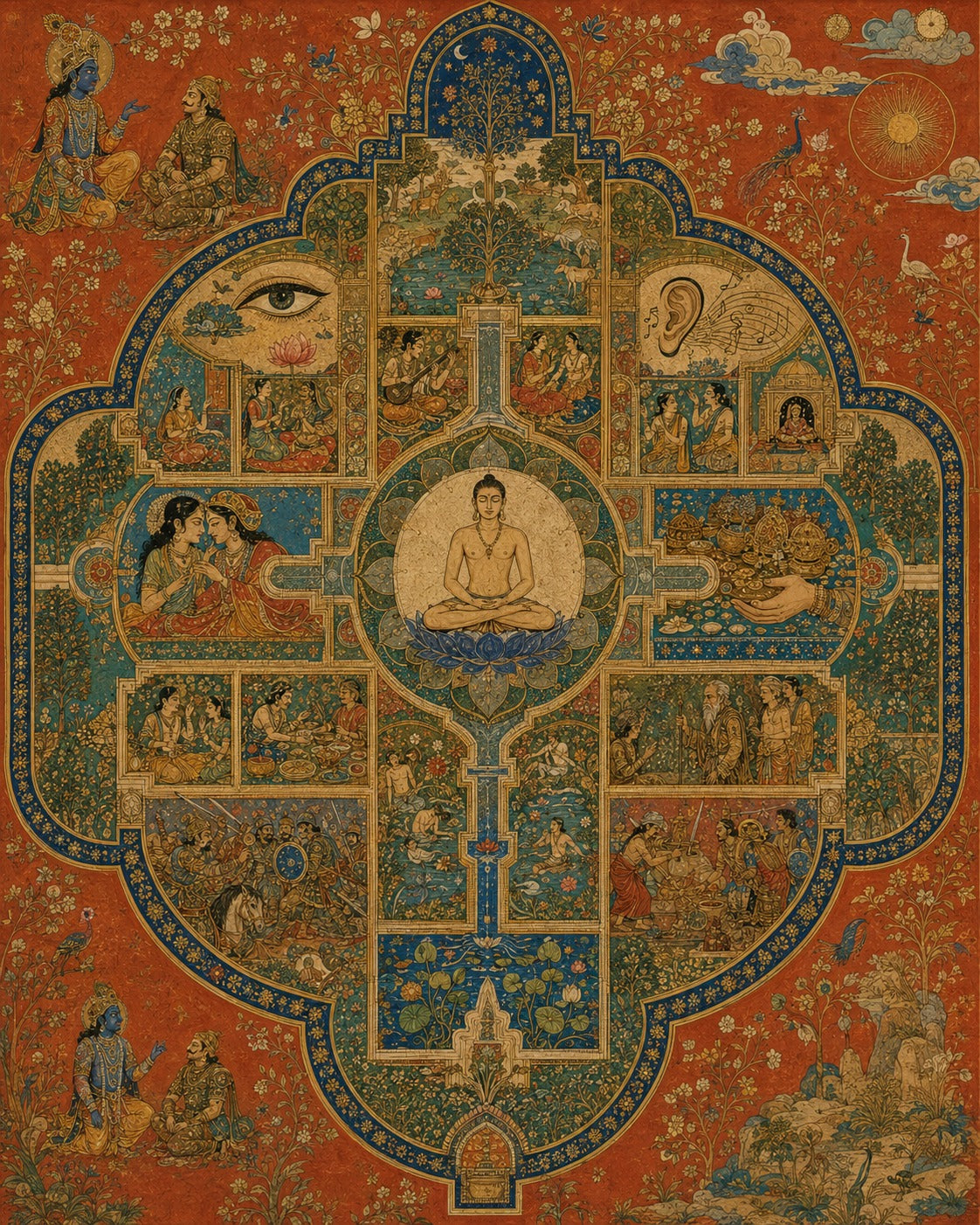 Ch. 13 'Kshetra' The Field and the Knower, Bhagavad Gita - Indian Epics Prints