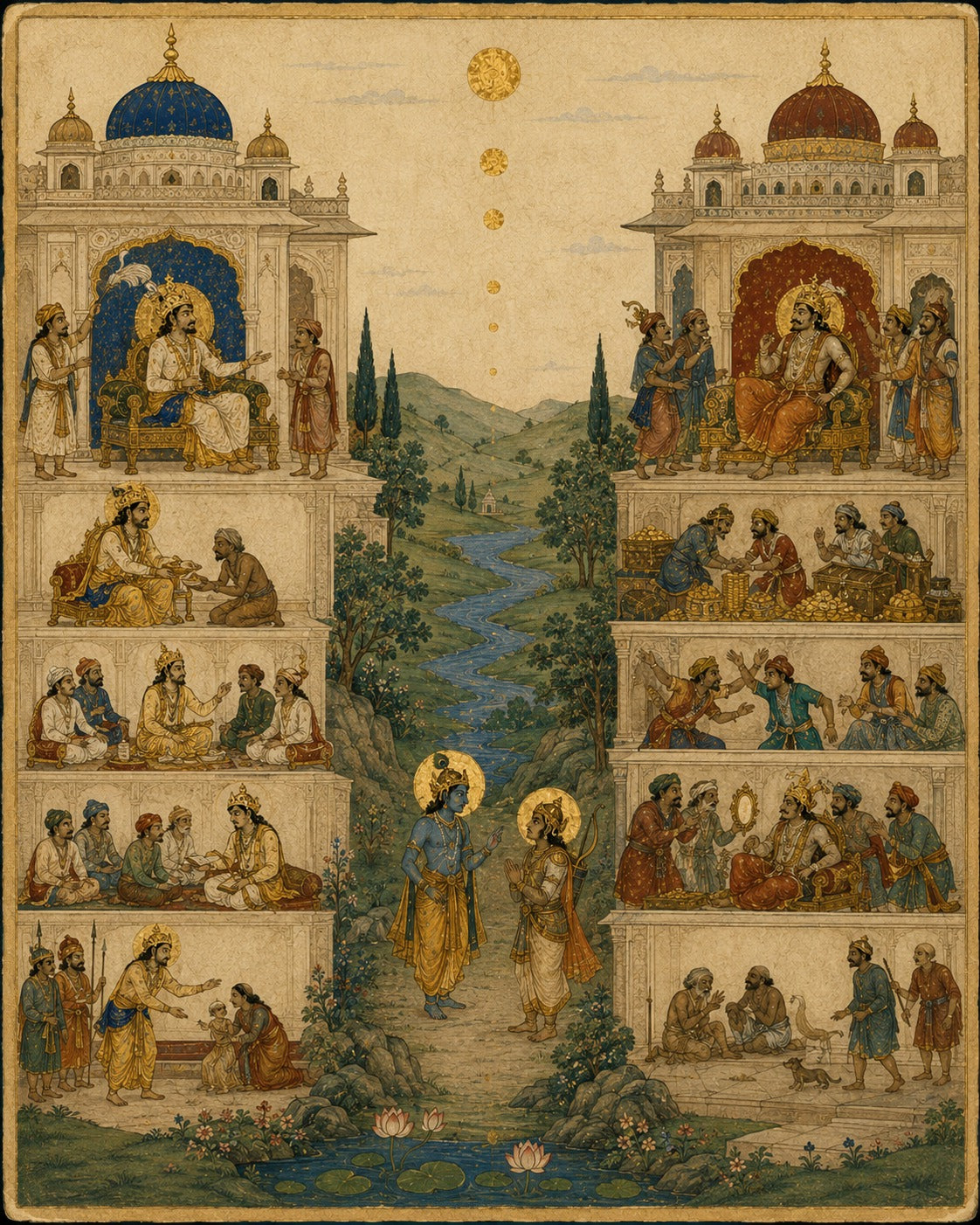 Ch 16. 'Daivasura' The Divine and Demonic Qualities, Bhagavad Gita - Indian Epics Prints