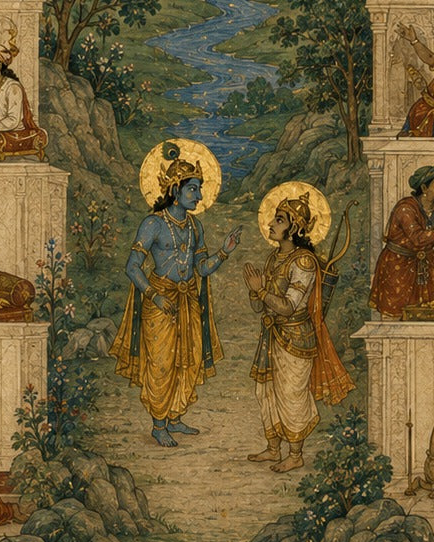 Ch 16. 'Daivasura' The Divine and Demonic Qualities, Bhagavad Gita - Indian Epics Prints