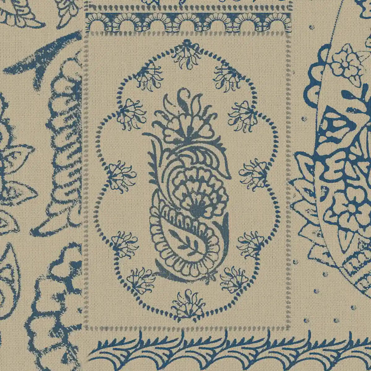 Chhaya: "Block Print" Wallpaper
