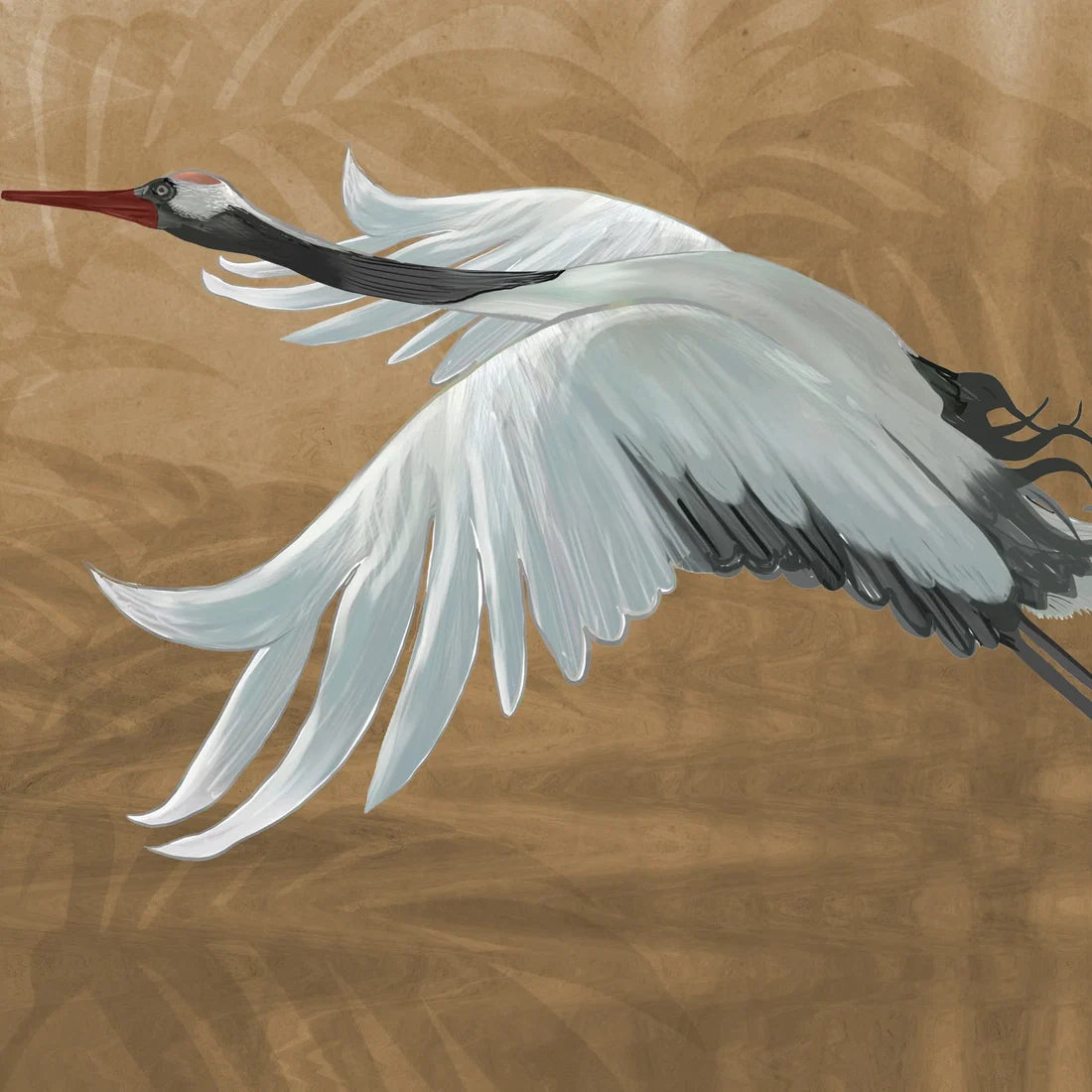 Flight of Grace: “Musafir Beautiful Cranes” Wallpaper