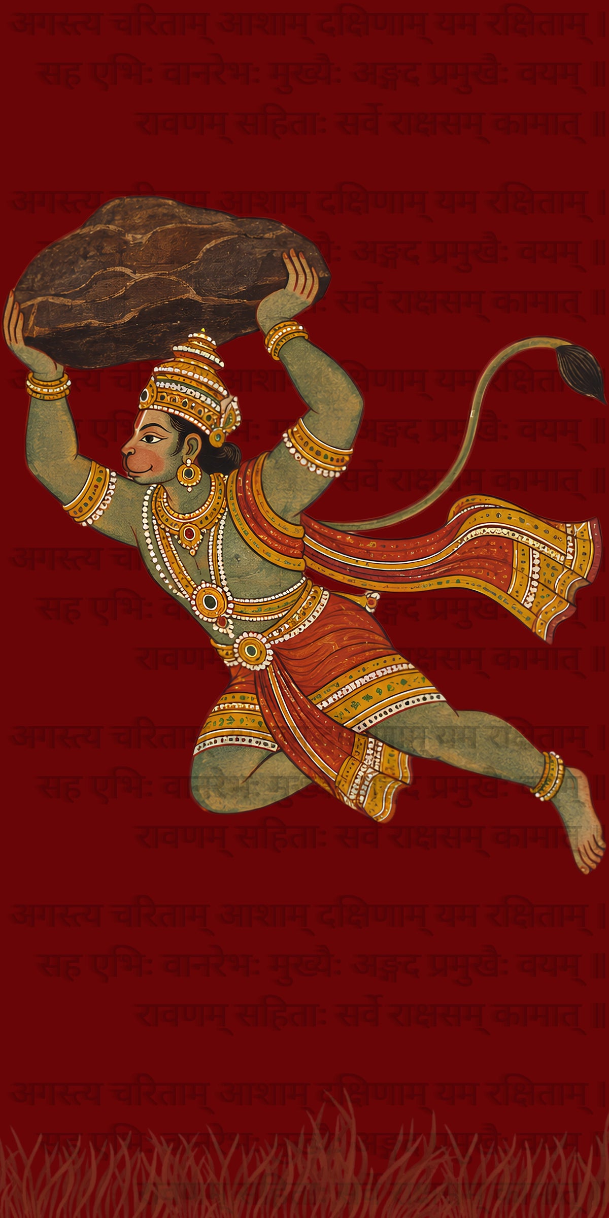 Panel Art Print – The Ramayana in Four Verses