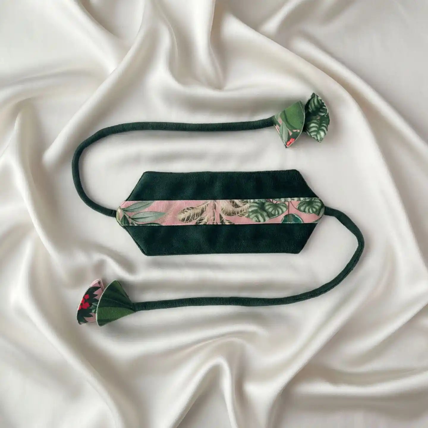 Forest Muse Handcrafted Tropical Leaf Curtain Tieback