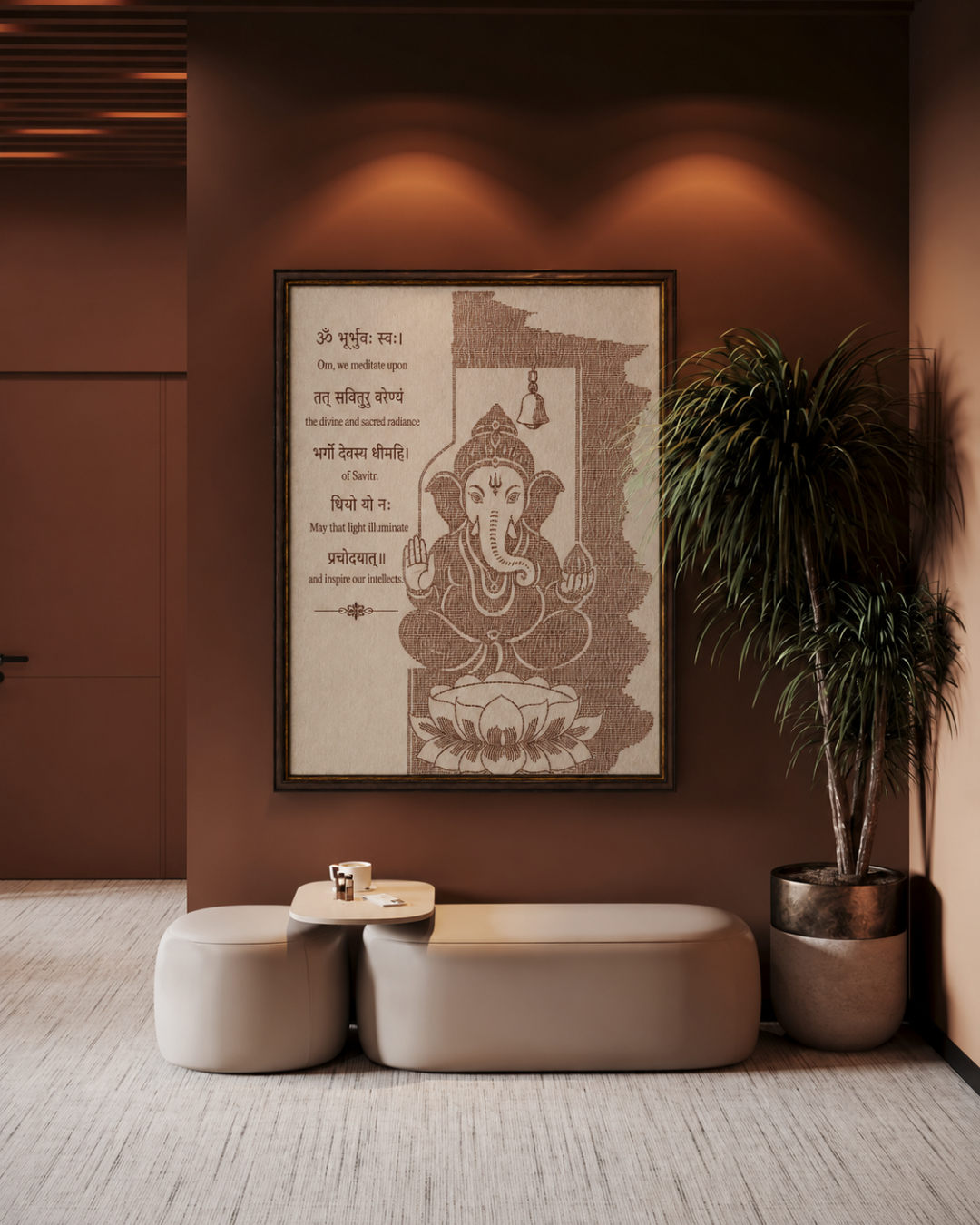 Ganesha: The Lotus Blessing Print