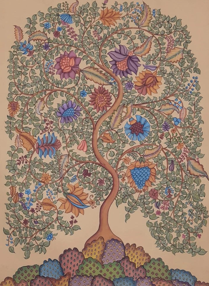 Tree Of Life 'Pichwai' Painting