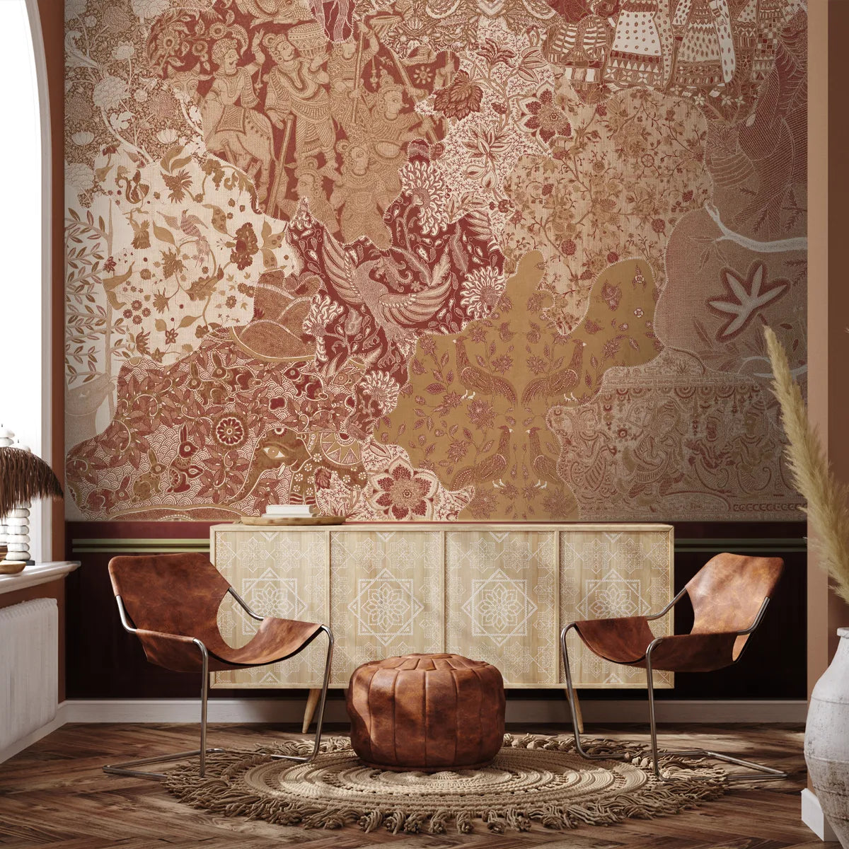 Rang Rali - Customized Indian Wallpaper Inspired by Fabrics of India buy now