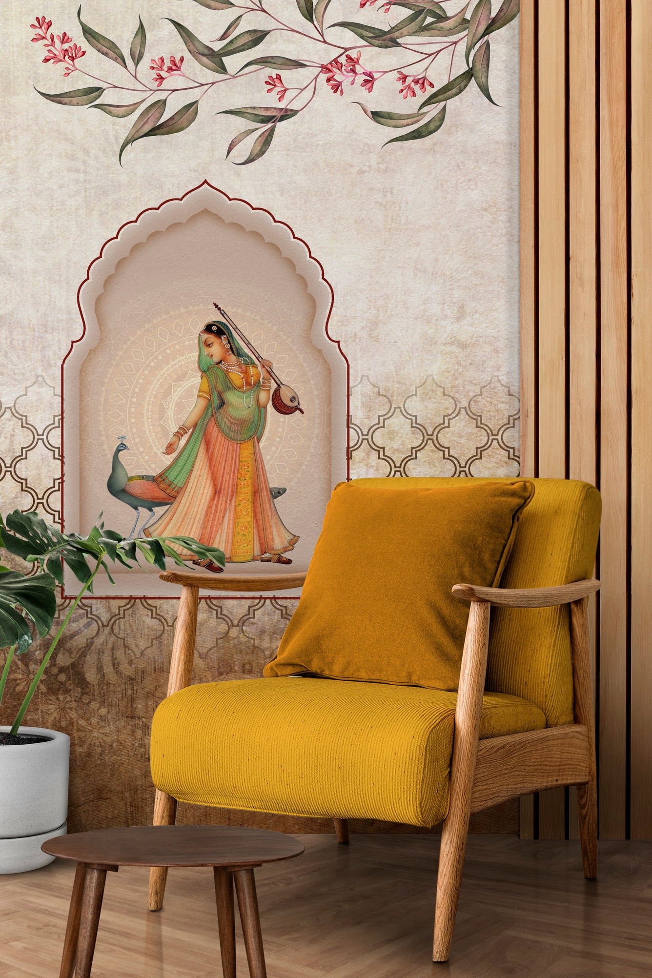 Melodic harmony wallpaper - Customized indian traditional wallpaper by Brahm