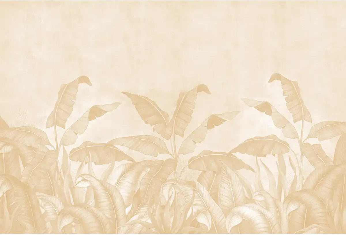 Misty Eden grove wallpaper depicting tranquil forest scenery with muted tones and a peaceful woodland mood