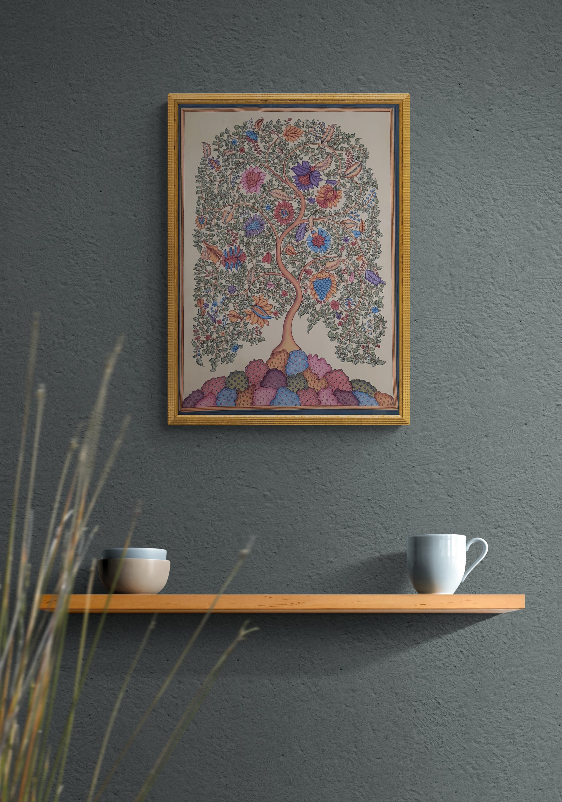 Tree Of Life 'Pichwai' Painting