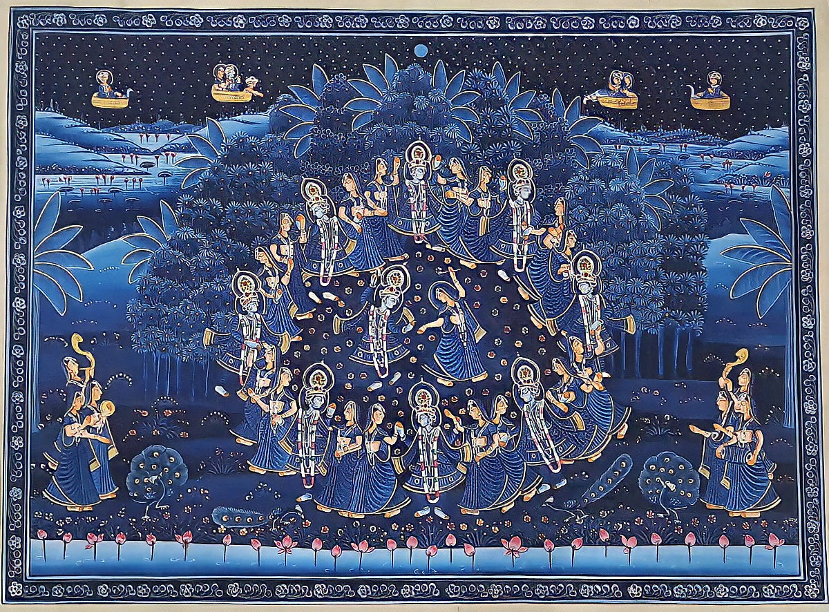 'Radha Krishna' The Divine Dance Painting