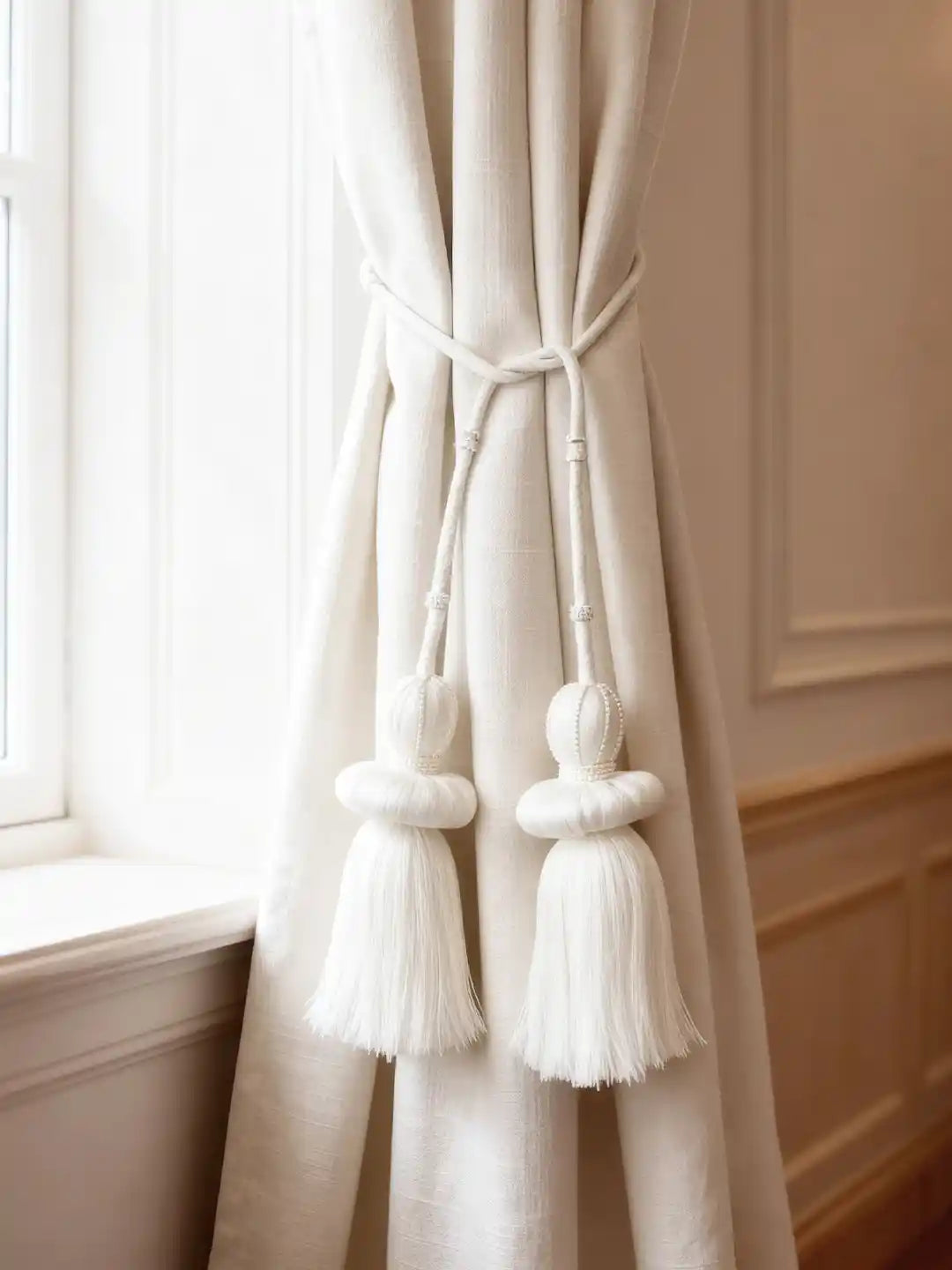 Silkstone Handcrafted Beaded Curtain Tieback