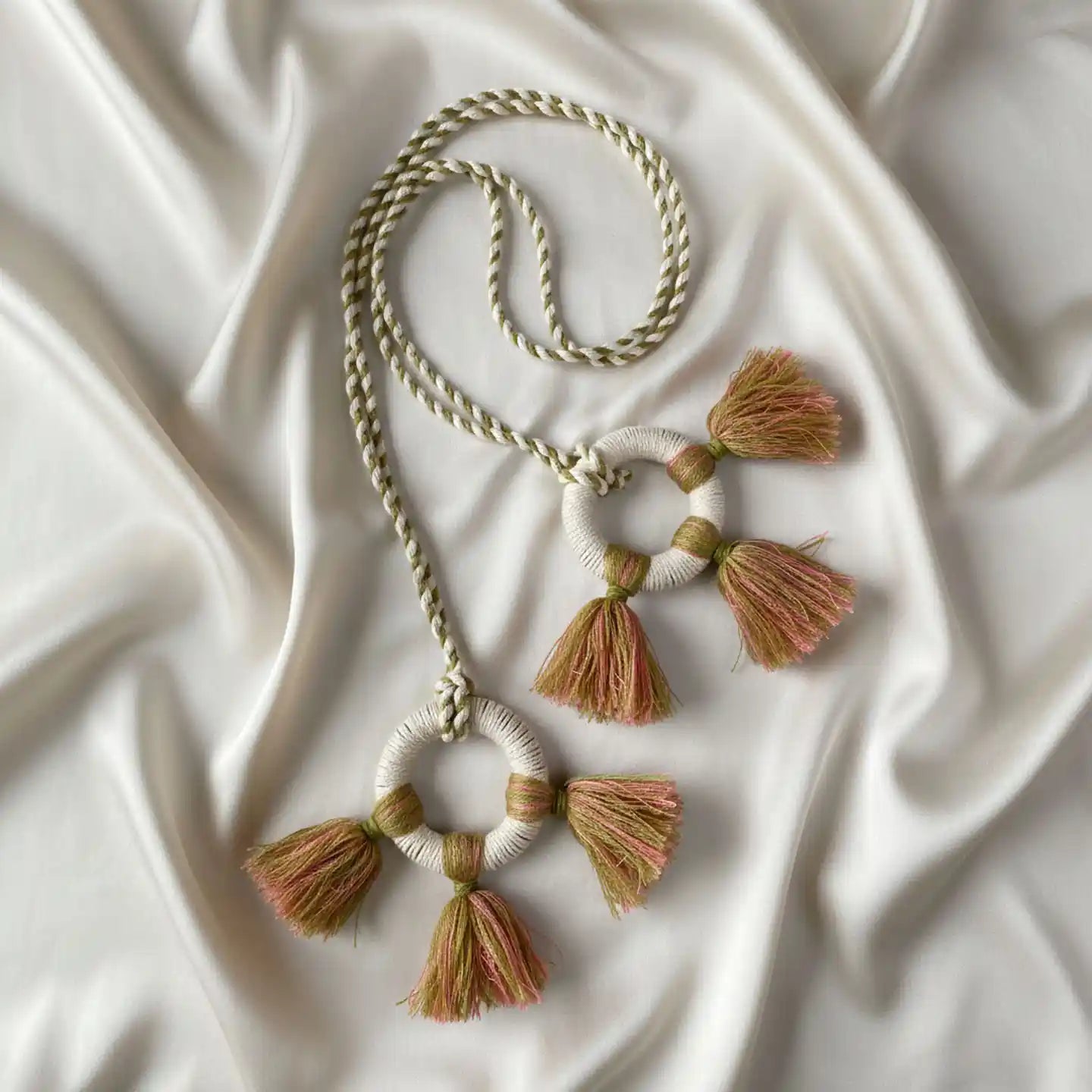 Springhaven Handcrafted Macrame Curtain Tieback