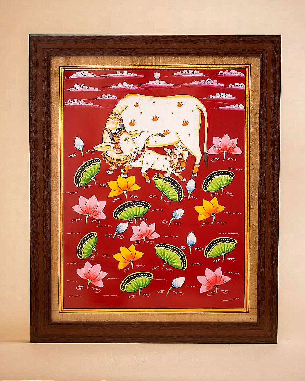Traditional Indian Cow Painting